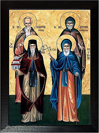Icoane August - Sfantul Mucenic Dometrie, Sfantul Nicanor, Sfantul Asterie, Sfantul Teodosie