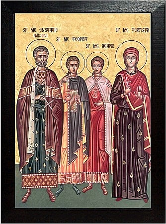 Sfantul Mucenic Eustatie Plachida, sotia Teopista, fiii Teopist si Agapie [1]