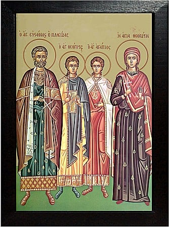 Sfantul Mucenic Eustatie Plachida, sotia Teopista, fiii Teopist si Agapie [2]