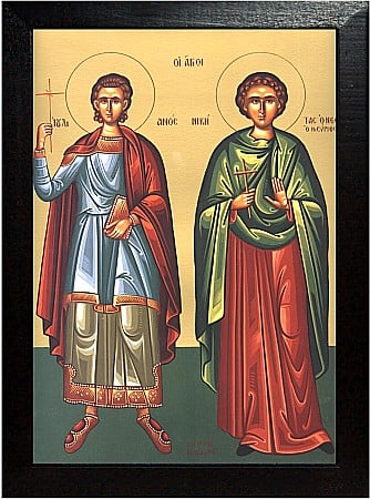 Icoane Iunie - Sfantul Mucenic Iulian, Sfantul Mucenic Nichita model Athos