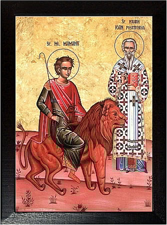 Sfinti Septembrie - Sfantul Mucenic Mamant si Sfantul Ierarh Ioan Postitorul