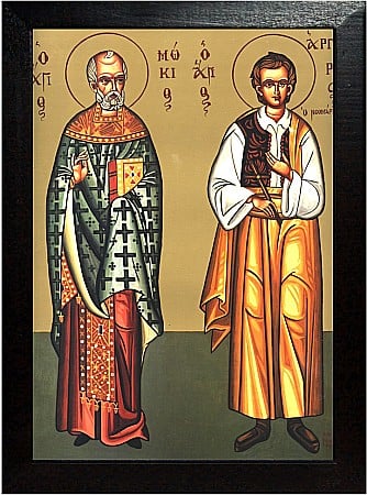 Icoane Mai - Sfantul Mucenic Mochie, Sfantul Mucenic Arghir model Athos