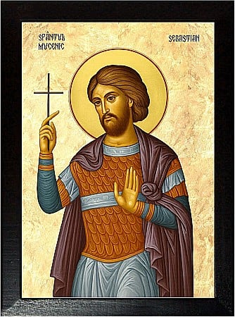 Icoane Decembrie - Sfântul Mucenic Sebastian