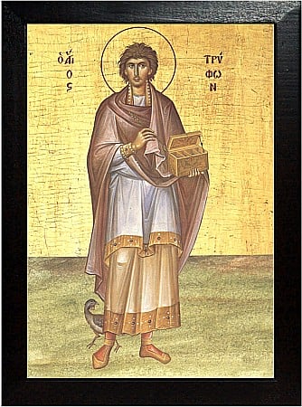 Icoane Februarie - Sfantul Mucenic Trifon