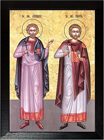 Icoane Mai - Sfantul Mucenic Vasilisc, Sfantul Mucenic Pavel
