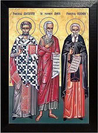 Sfinti Iunie - Sfantul Prooroc Amos, Fericitul Augustin, Fericitul Ieronim