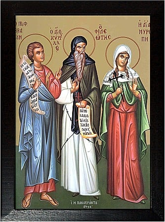 Sfinti Decembrie - Sfantul Prooroc Avacum, Sfantul Cuvios Chiril, Sfanta Miropia model Athos