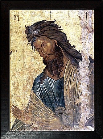 Icoane Ianuarie - Sfantul Prooroc Ioan Botezătorul și Înaintemergătorul Domnului, model 4