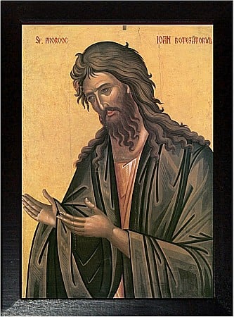 Icoane Sfinti - Sfantul Prooroc Ioan Botezătorul și Înaintemergătorul Domnului