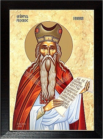 Icoane Februarie - Sfântul Proroc Zaharia