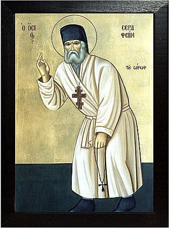 Sfinti Ianuarie - Sfantul Serafim de Sarov, model bizantin 2