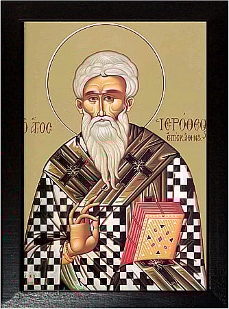 Icoane Octombrie - Sfântul Sfințit Mucenic Ierotei, Episcopul Atenei model Athos