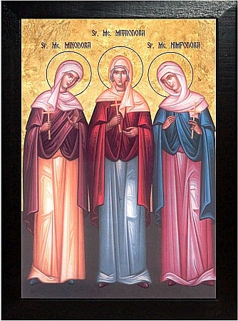 Sfinti Septembrie - Sfintele Mucenite Minodora, Mitrodora şi Nimfodora