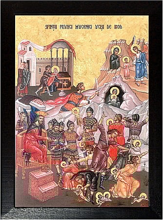 Icoane Decembrie - Sfinții 14.000 de prunci uciși din porunca lui Irod