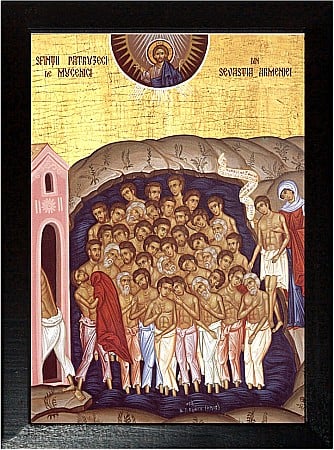 Icoane Martie - Sfintii 40 Mucenici din Sevastia