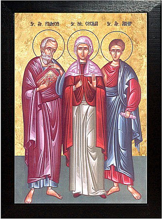 Sfinti Noiembrie - Sfintii Apostoli Filimon si Arhip, Sfanta Mucenita Cecilia