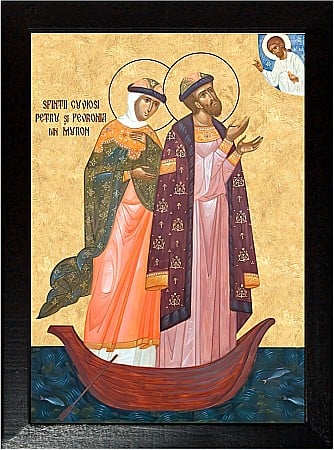 Icoane Iunie - Sfintii Cuviosi Petru si Fevronia din Muron