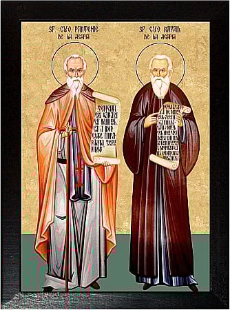 Icoane Iulie - Sfintii Cuviosi Rafail si Partenie de la Agapia Veche