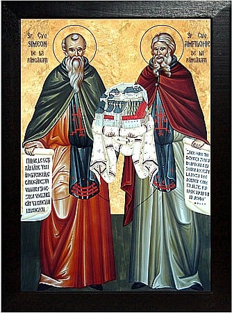 Sfinti Septembrie - Sfintii Cuviosi Simeon si Amfilohie de la Pangarati