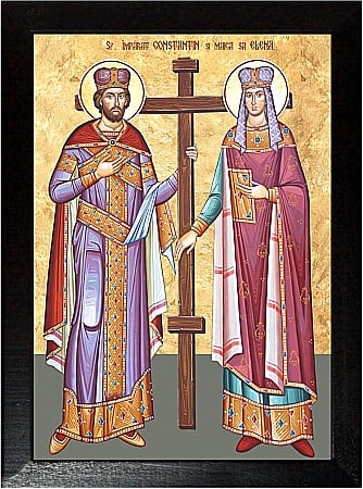 Icoane Mai - Sfintii Imparati Constantin si Elena, mama sa