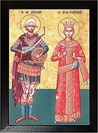 Sfinti Noiembrie - Sfintii Mucenici Mercurie si Ecaterina