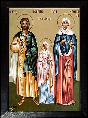 Sfintii Mucenici Terentie, Neonila si Eunichi [1]