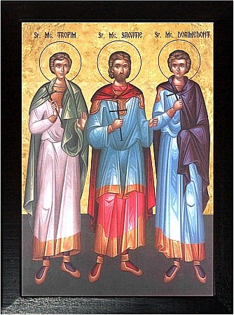 Sfinti Septembrie - Sfintii Mucenici Trofim, Savatie si Dorimedont