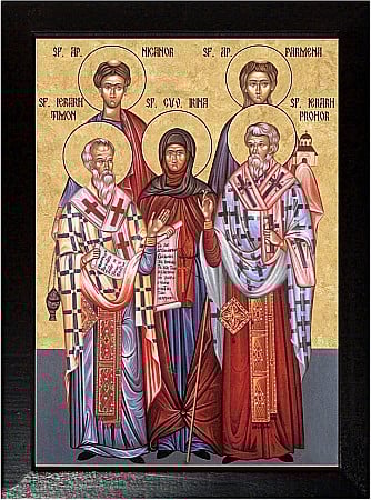 Icoane Iulie - Sfintii PROHOR, NICANOR, TIMON, PARMENA, Irina si Sfantul Pavel XEROPOTAMIANUL
