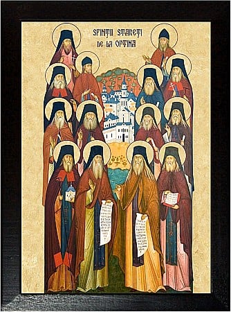 Icoane Octombrie - Soborul Sfinților Stareți de la Optina