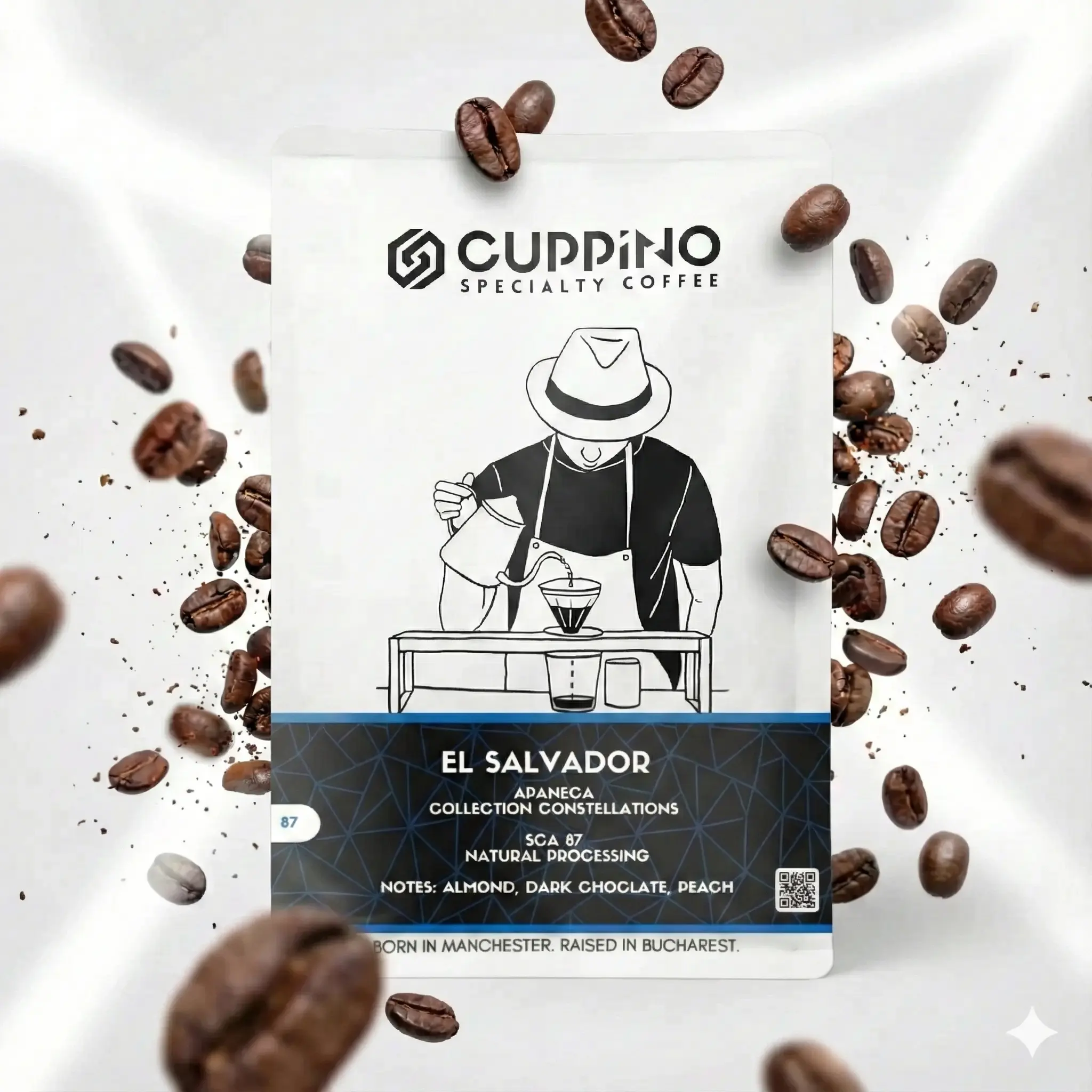 Cafea boabe Cuppino El Salvador 250 g | Apaneca – ambalaj original [3]