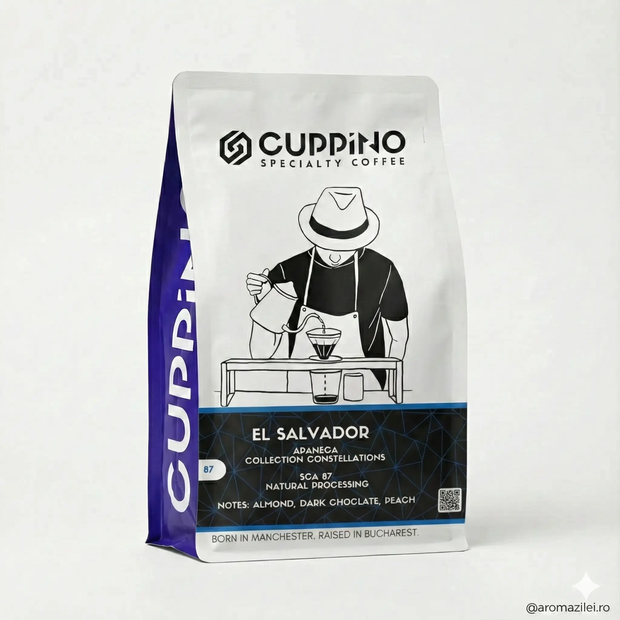 Cafea boabe Cuppino El Salvador 250 g | Apaneca – ambalaj original [4]