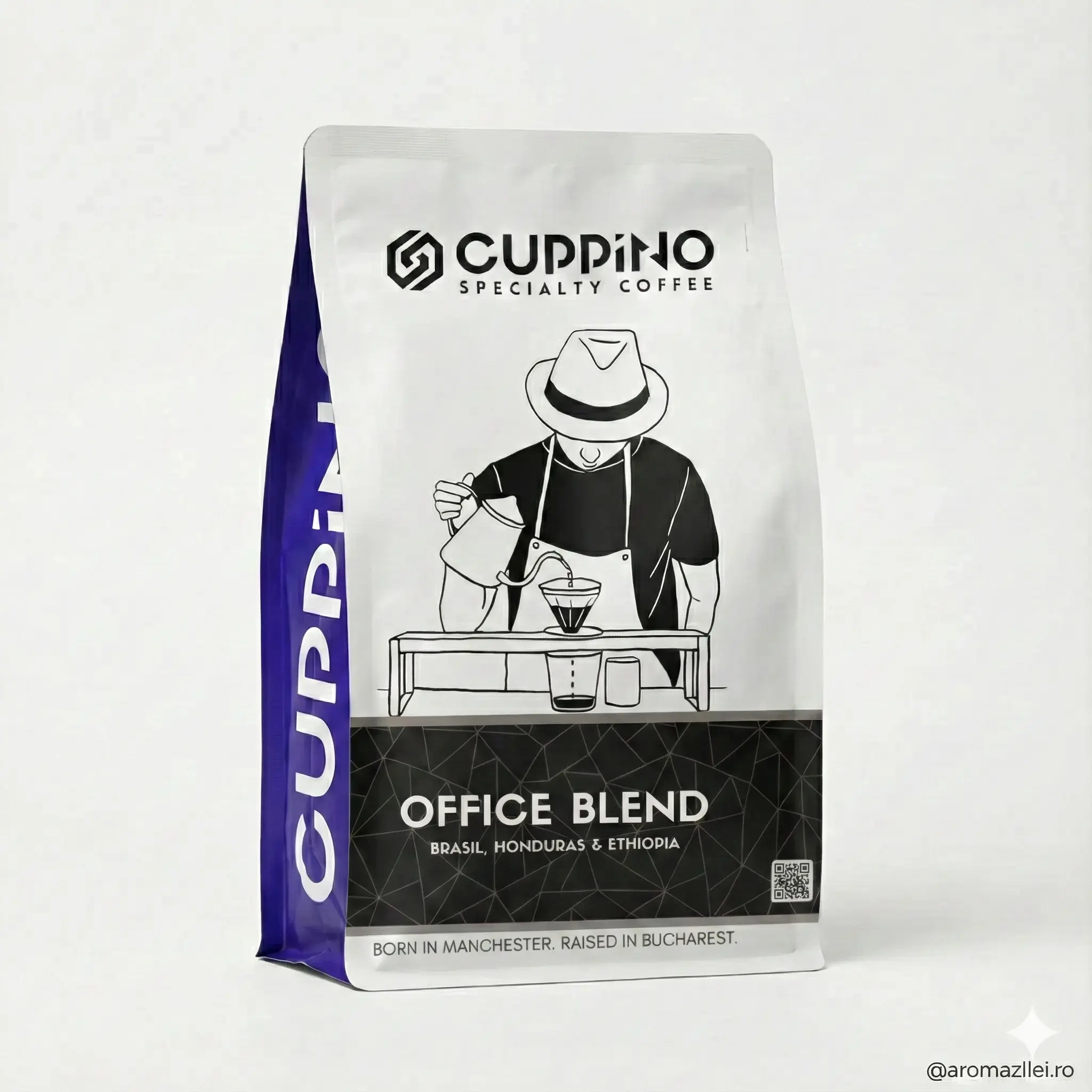 Cafea boabe Cuppino Office Blend – 250 g – ambalaj [4]