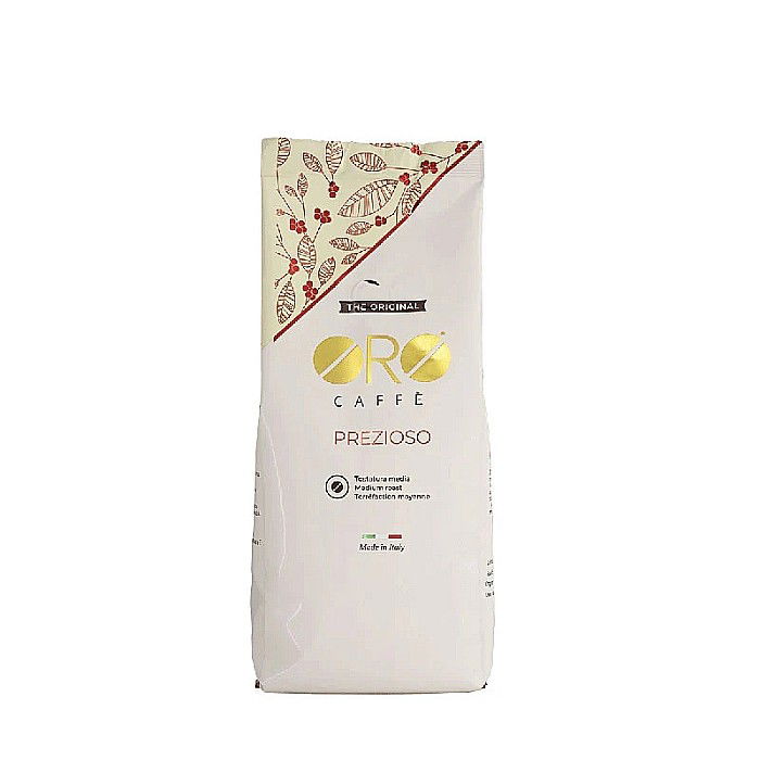 Cafea ORO Prezioso – 100% Arabica, blend floral & delicat (500g boabe) Arome florale și fructate, corp ușor și prăjire artizanală italiană [3]