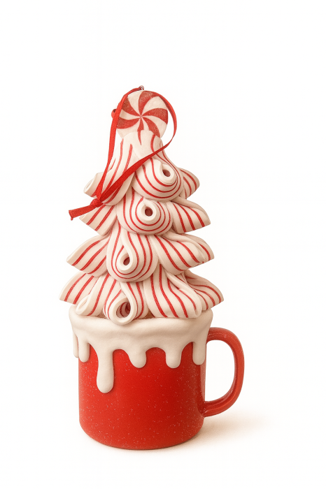 Decorațiune Candy Brad în Cană Metalică [3]