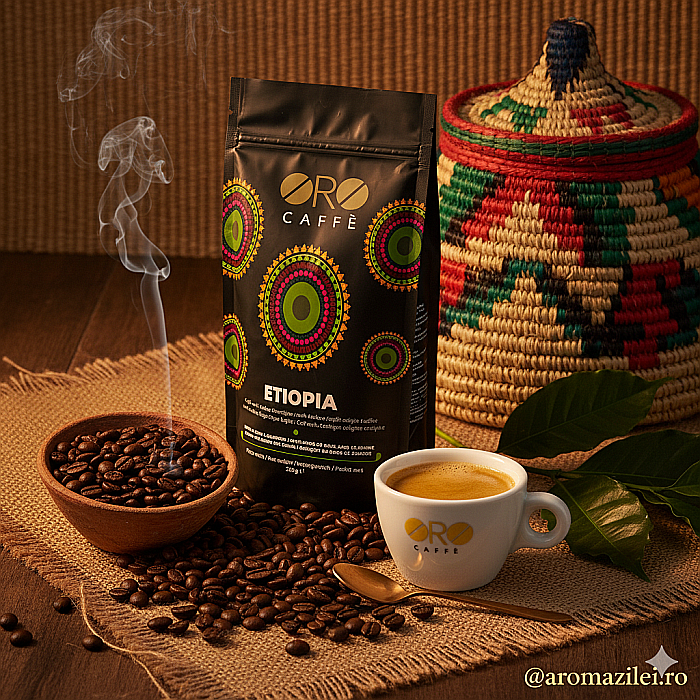 Cafea ORO Etiopia – 100% Arabica Single Origin 250g boabe [6]