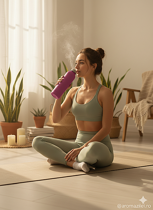 Termos inox Urban Touch 500 ml, grena mat [6]