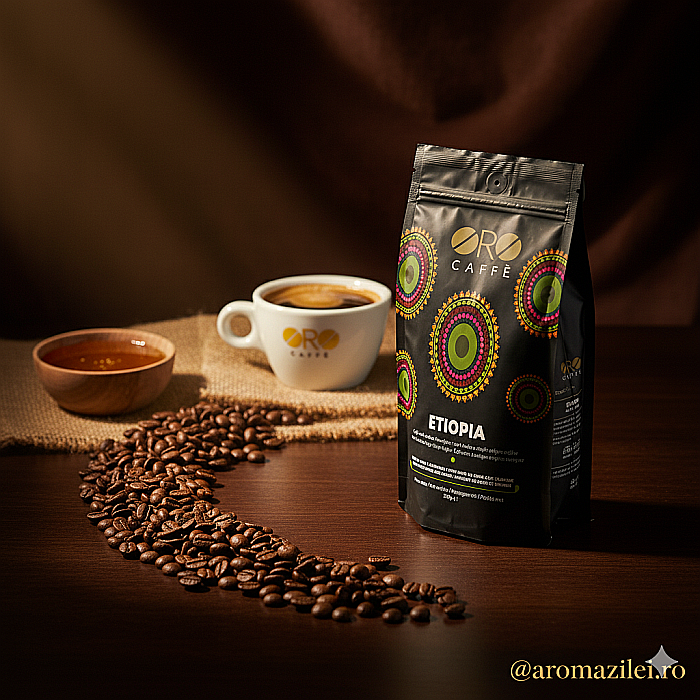 Cafea ORO Etiopia – 100% Arabica Single Origin 250g boabe [2]