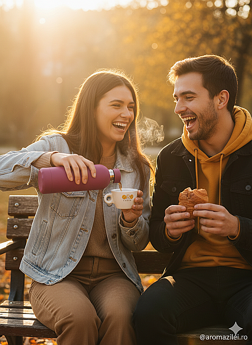 Termos inox Urban Touch 500 ml, grena mat [3]