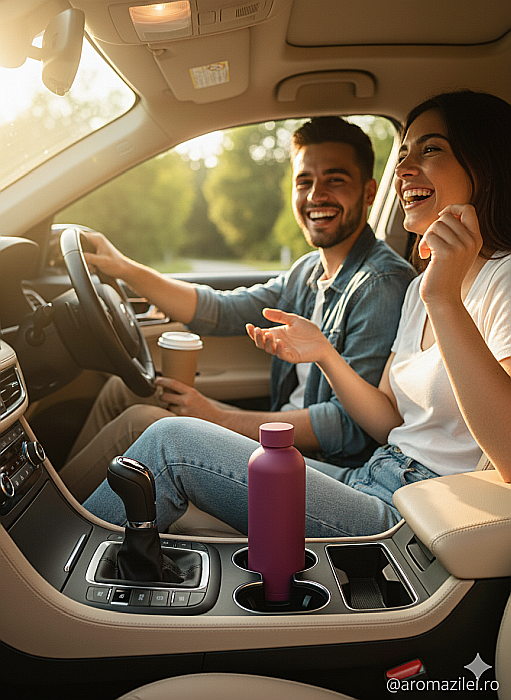 Termos inox Urban Touch 500 ml, grena mat [5]