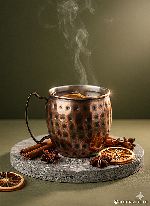 Cană din metal cu aspect de cupru „Copper Barrel” – 300 ml [1]