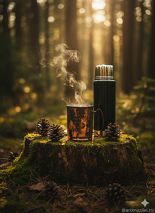 Cană din metal cu finisaj rustic „Copper Vintage” – 300 ml [5]