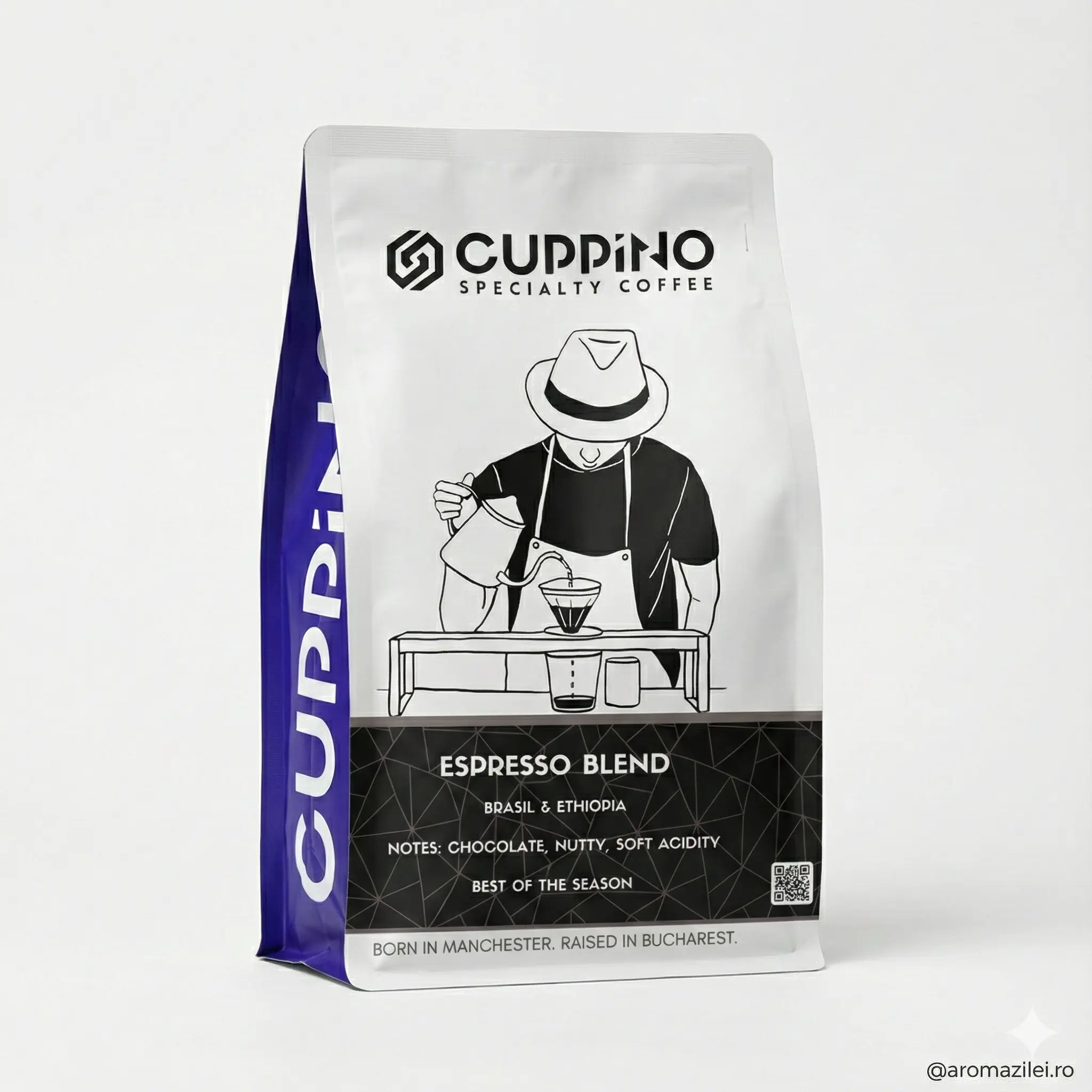 Cafea boabe Cuppino Espresso Blend 250 g – cafea premium pentru espresso [3]