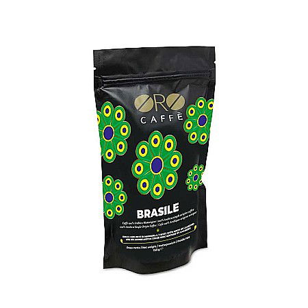 Cafea ORO Brasile – 100% Arabica Single Origin (250g boabe) Gust dulce, cu note fine de migdală