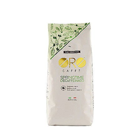 Oro Caffè Springtime Decaffeinato – 500g cafea boabe fără cofeină