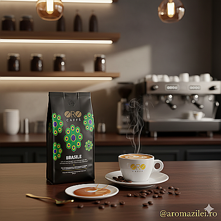Cafea ORO Brasile – 100% Arabica Single Origin (250g boabe) Gust dulce, cu note fine de migdală [1]
