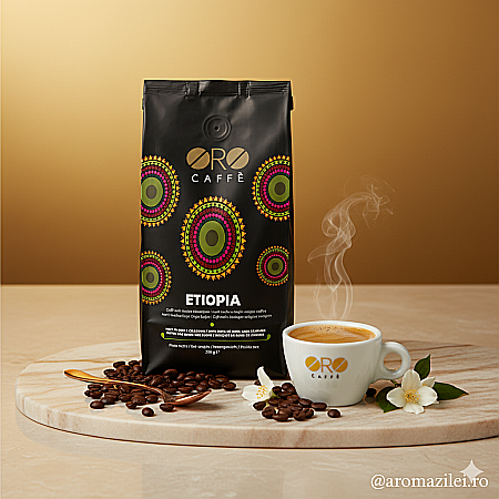 Cafea ORO Etiopia – 100% Arabica Single Origin 250g boabe [6]