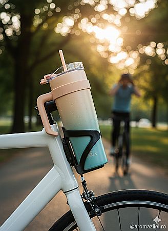 Paharul termoizolant Froska Essence Travel Tumbler 1000 ml-albastru-verde gradient [7]