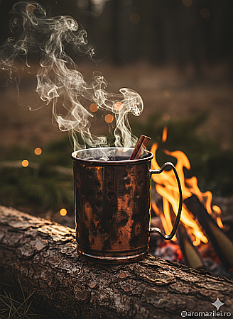 Cană din metal cu finisaj rustic „Copper Vintage” – 300 ml [3]