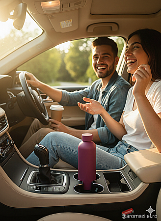 Termos inox Urban Touch 500 ml, grena mat [4]