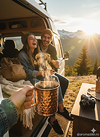 Cană din metal cu finisaj rustic „Copper Vintage” – 300 ml [2]